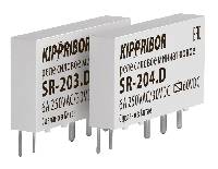 Промежуточные реле KIPPRIBOR серии SR интерфейсные в ультратонком корпусе (1-контактные)