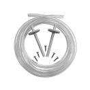 Комплект для монтажа ПД150 и РД30 для подключению к воздуховоду (2 пластиковых фланца, трубка ПВХ 1,5 метра)