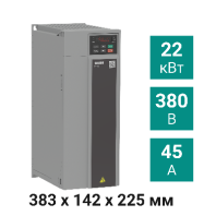 Преобразователь частоты ПЧВ3-22К-В [М01] 22,0 кВт 380 В