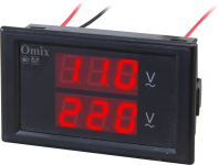 Вольтметр однофазный щитовой Omix PQ74-V2-1