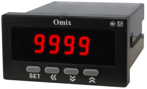 Щитовой индикатор аналогового сигнала с релейным выходом Omix P94-DV1-AS-K