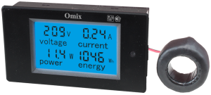 Мультиметр однофазный с ЖК-дисплеем Omix P95-MY-1