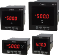 Вольтметр однофазный щитовой с релейным выходом и RS-485 Omix V1-1-K-RS485-N2