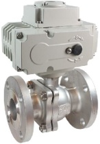 Кран шаровой КПР-2Ф с электроприводом ЭПР3