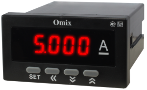 Амперметр постоянного тока щитовой с релейным выходом Omix P94-DA1-K