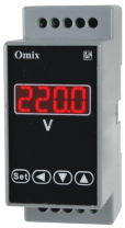 Вольтметр постоянного тока на DIN-рейку Omix D2-DV1