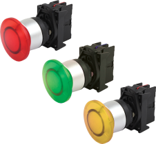 Кнопка 22 мм грибовидная с подсветкой AR-LA800E