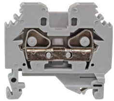 Клемма пружинная самозажимная проходная JUT3-6W