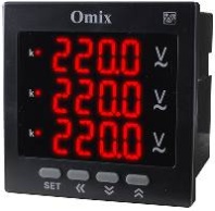 Вольтметр трехфазный щитовой Omix P99-VZ3-3