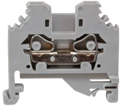 Клемма пружинная самозажимная проходная JUT3-4W