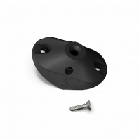 Монтажный фланец МФ-ПП-х пластиковый на диаметры 5 и 6 мм