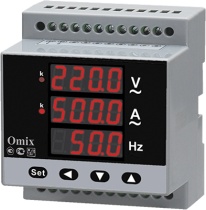 Мультиметр однофазный на DIN-рейку Omix D4-M3-1