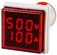 Цифровой индикатор тока и напряжения Omix T33-AV2-1-N2