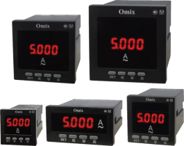 Амперметр однофазный щитовой с релейным выходом Omix A1-1-K
