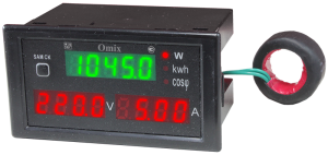 Мультиметр однофазный щитовой Omix P74-M3-1