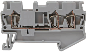 Клемма пружинная самозажимная проходная JUT3-2.5/1-2